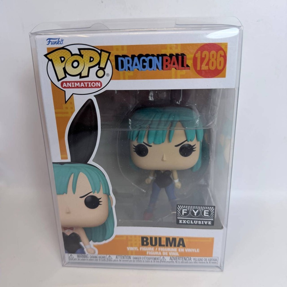 Funko Pop Dragon Ball Bulma 1286 FYE Exclusive Vinyl Figure Bunny Outfit New